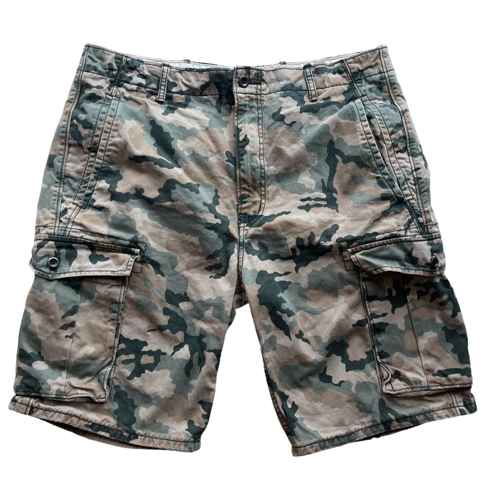 Levi Strauss Mens Cargo Camo Shorts 36